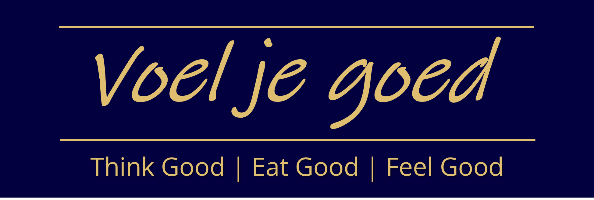 Voel je goed avond - MENU